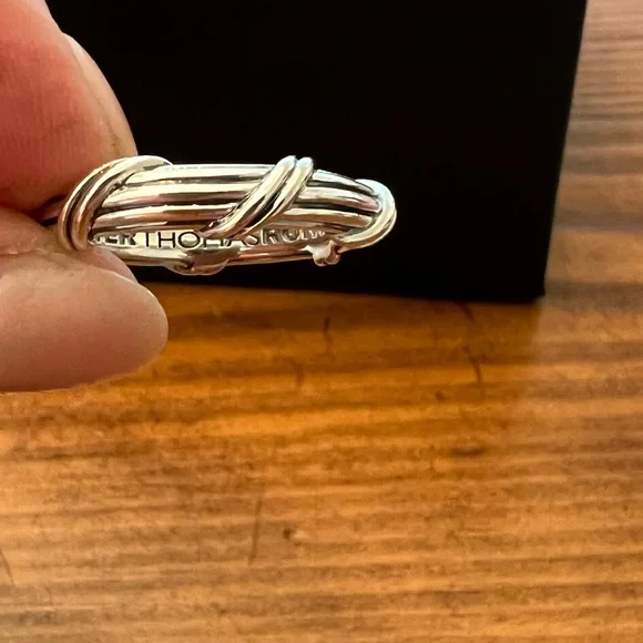NWT Sz 8 Peter Thomas Roth Signature Classic Band Ring Sterling Silver … - Picture 8 of 8